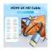 Кабель мультимедійний HDMI M to HDMI M 1.5m V2.0 4K60Hz aluminum alloy blue Vention (ALHSG)