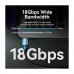 Кабель мультимедійний HDMI M to HDMI M 1.5m V2.0 4K60Hz aluminum alloy blue Vention (ALHSG)
