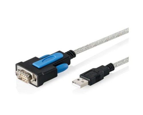 Кабель для передачі даних Digitus USB to COM M 1.8m RS232 FTDI black (DA-70170)