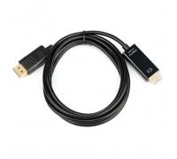 Кабель мультимедійний DisplayPort M to HDMI M 5.0m 8K/4K black Atcom (50100)