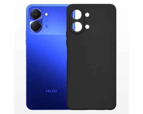 Чохол до мобільного телефона BeCover Silicone Tecno Spark Go 3 (KN3) Black (715691)