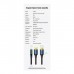 Кабель мультимедійний DisplayPort M to DisplayPort M 1.0m 8K60Hz blue Vention (HCELF)