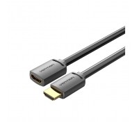 Кабель мультимедійний HDMI M to HDMI F 0.5m 4K60Hz black Vention (AHCBD)