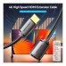 Кабель мультимедійний HDMI M to HDMI F 0.5m 4K60Hz black Vention (AHCBD)