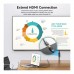 Кабель мультимедійний HDMI M to HDMI F 0.5m 4K60Hz black Vention (AHCBD)