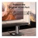 Кабель мультимедійний HDMI M to HDMI F 0.5m 4K60Hz black Vention (AHCBD)