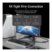 Кабель мультимедійний HDMI M to HDMI F 0.5m 4K60Hz black Vention (AHCBD)