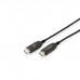 Кабель мультимедійний HDMI M to HDMI M 40.0m V2.1 8K60Hz AOC 48Gbps black Digitus (AK-330126-400-S)
