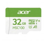 Карта пам'яті Acer 32GB microSD MSC100 /U1/ V10/A1 Read 100MB/s / Write 10MB/s (BL.9BWWA.335)