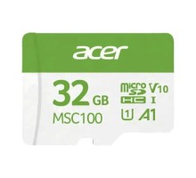 Карта пам'яті Acer 32GB microSD MSC100 /U1/ V10/A1 Read 100MB/s / Write 10MB/s (BL.9BWWA.335)