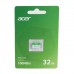 Карта пам'яті Acer 32GB microSD MSC100 /U1/ V10/A1 Read 100MB/s / Write 10MB/s (BL.9BWWA.335)