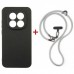 Чохол до мобільного телефона Dengos Case + Cross-body Strap Xiaomi Redmi Note 15 Pro 5G Black+Grey (DG-KM-CCRB-41)