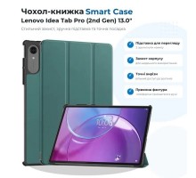 Чохол до планшета BeCover Smart Case Lenovo Idea Tab Pro (2nd Gen) TB390FU 13.0" Dark Green (715803)