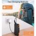 Батарея універсальна Choetech 10000mAh, 5V/2.1A, solar panel, Qi-5W, Black-Orange (B659-OR)