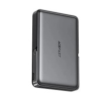 Батарея універсальна Acefast Magnetic Wireless 10000mAh, 22.5W, PD, QC/3.0, QI 15W, with holder M17, Black (6974316284000)