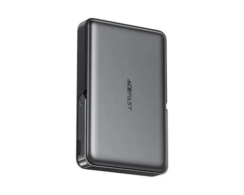 Батарея універсальна Acefast Magnetic Wireless 10000mAh, 22.5W, PD, QC/3.0, QI 15W, with holder M17, Black (6974316284000)