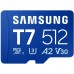 Карта пам'яті Samsung 512GB microSDXC class 10 UHS-I U3 V30 A2 T7 (MB-MB512T/WW)