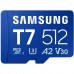 Карта пам'яті Samsung 512GB microSDXC class 10 UHS-I U3 V30 A2 T7 (MB-MB512T/WW)