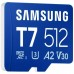 Карта пам'яті Samsung 512GB microSDXC class 10 UHS-I U3 V30 A2 T7 (MB-MB512T/WW)