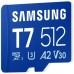 Карта пам'яті Samsung 512GB microSDXC class 10 UHS-I U3 V30 A2 T7 (MB-MB512T/WW)