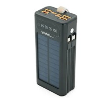 Батарея універсальна 7GO 30000mAh, 22.5W, Solar, LCD Display (GPW-09 / 45945)