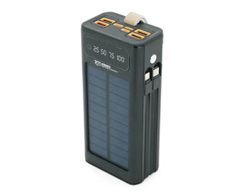 Батарея універсальна 7GO 30000mAh, 22.5W, Solar, LCD Display (GPW-09 / 45945)