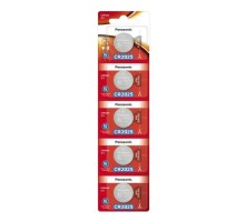 Батарейка CR 2025 Lithium 5pcs Blister Panasonic (CR-2025/5BE)