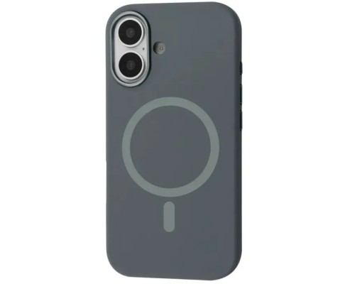 Чохол до мобільного телефона BeCover FIBRA Silicone OmniMag Apple iPhone 16 Gray (716227)