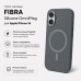 Чохол до мобільного телефона BeCover FIBRA Silicone OmniMag Apple iPhone 16 Gray (716227)