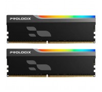Модуль пам'яті для комп'ютера DDR4 32GB (2x16GB) 3200 MHz Onyx Black RGB Prologix (PRO32GB3200YBR4K)