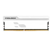 Модуль пам'яті для комп'ютера DDR5 16GB 6000 MHz Onyx White Prologix (PRO16GB6000YW5)