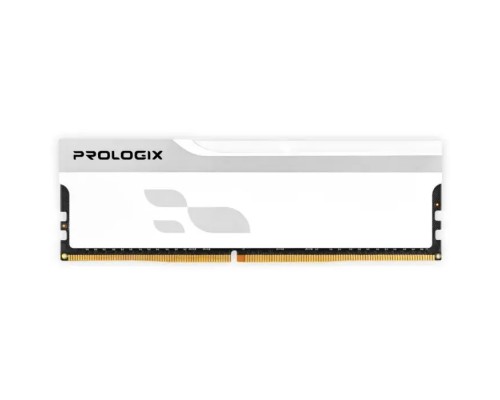 Модуль пам'яті для комп'ютера DDR5 16GB 6000 MHz Onyx White Prologix (PRO16GB6000YW5)