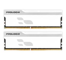 Модуль пам'яті для комп'ютера DDR5 32GB (2x16GB) 5600 MHz Onyx White Prologix (PRO32GB5600YW5K)