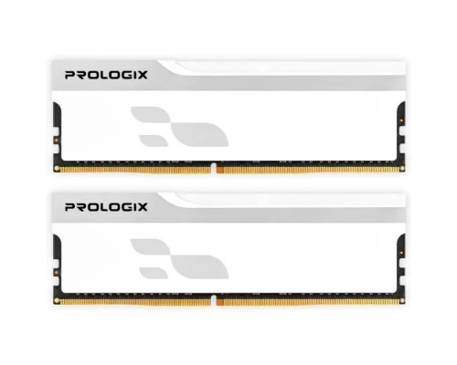 Модуль пам'яті для комп'ютера DDR5 32GB (2x16GB) 5600 MHz Onyx White Prologix (PRO32GB5600YW5K)