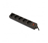 Мережевий фільтр живлення Defender ES 1.8m 5 роз. black (99484)