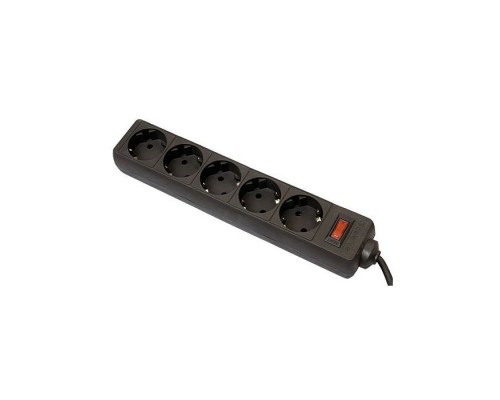 Мережевий фільтр живлення Defender ES 1.8m 5 роз. black (99484)