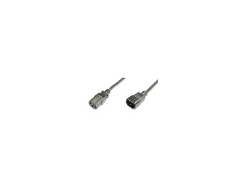 Кабель живлення C13 to C14 1.8m Digitus (AK-440201-018-S)
