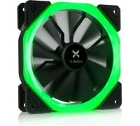 Кулер до корпусу Vinga LED fan-01 green