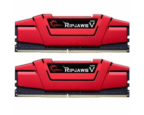 Модуль пам'яті для комп'ютера DDR4 8GB (2x4GB) 2400 MHz RIPJAWS V RED G.Skill (F4-2400C17D-8GVR)