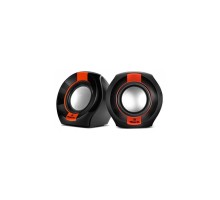 Акустична система REAL-EL S-50 black-red