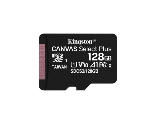 Карта пам'яті Kingston 128GB microSDXC Class 10 Canvas Select Plus 100R A1 (SDCS2/128GBSP)