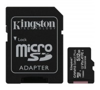 Карта пам'яті Kingston 512GB microSD class 10 A1 Canvas Select Plus (SDCS2/512GB)