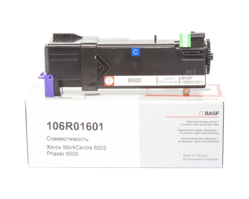 Тонер-картридж BASF Xerox Ph 6500/WC6505 Cyan 106R01601 (KT-106R01601)