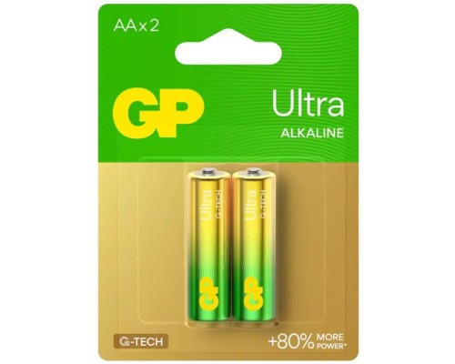 Батарейка Gp AA LR6 Ultra Alcaline * 2 (15AUETA21-2BC2 / 4891199027581)