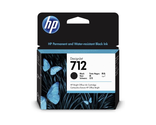 Картридж HP DJ No.712 DesignJet Т230/Т630 Black 80ml (3ED71A)