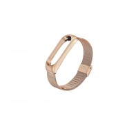 Ремінець до фітнес браслета BeCover Metal для Xiaomi Mi Smart Band 5 Rose Gold (705149)