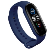 Ремінець до фітнес браслета BeCover Silicone для Xiaomi Mi Smart Band 5 Deep Blue (705065)