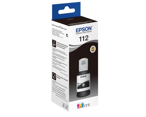 Контейнер з чорнилом Epson 112 EcoTank Pigment Black ink (C13T06C14A)