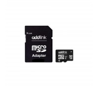 Карта пам'яті AddLink 32GB microSDHC class 10 UHS-I U1 (ad32GBMSH310A)