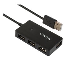 Концентратор Vinga USB2.0 to 4*USB2.0 HUB (VHA2A4)